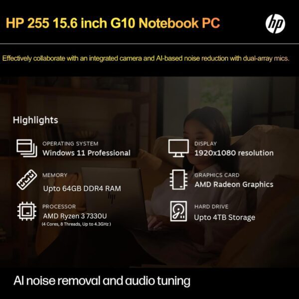 HP Newest 255 G10 - Image 2